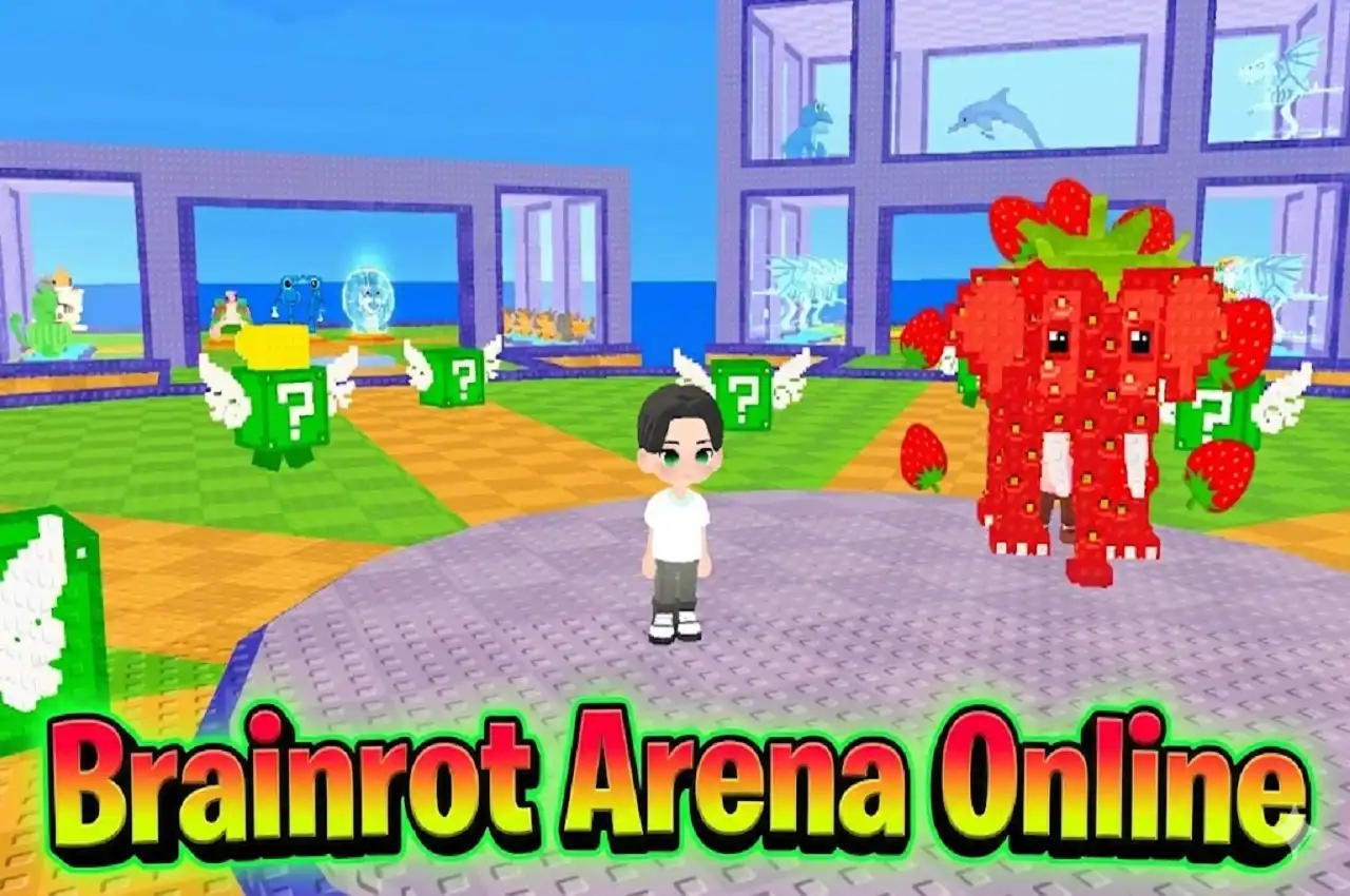 Brainrot Arena Online: Arcade Platform Action