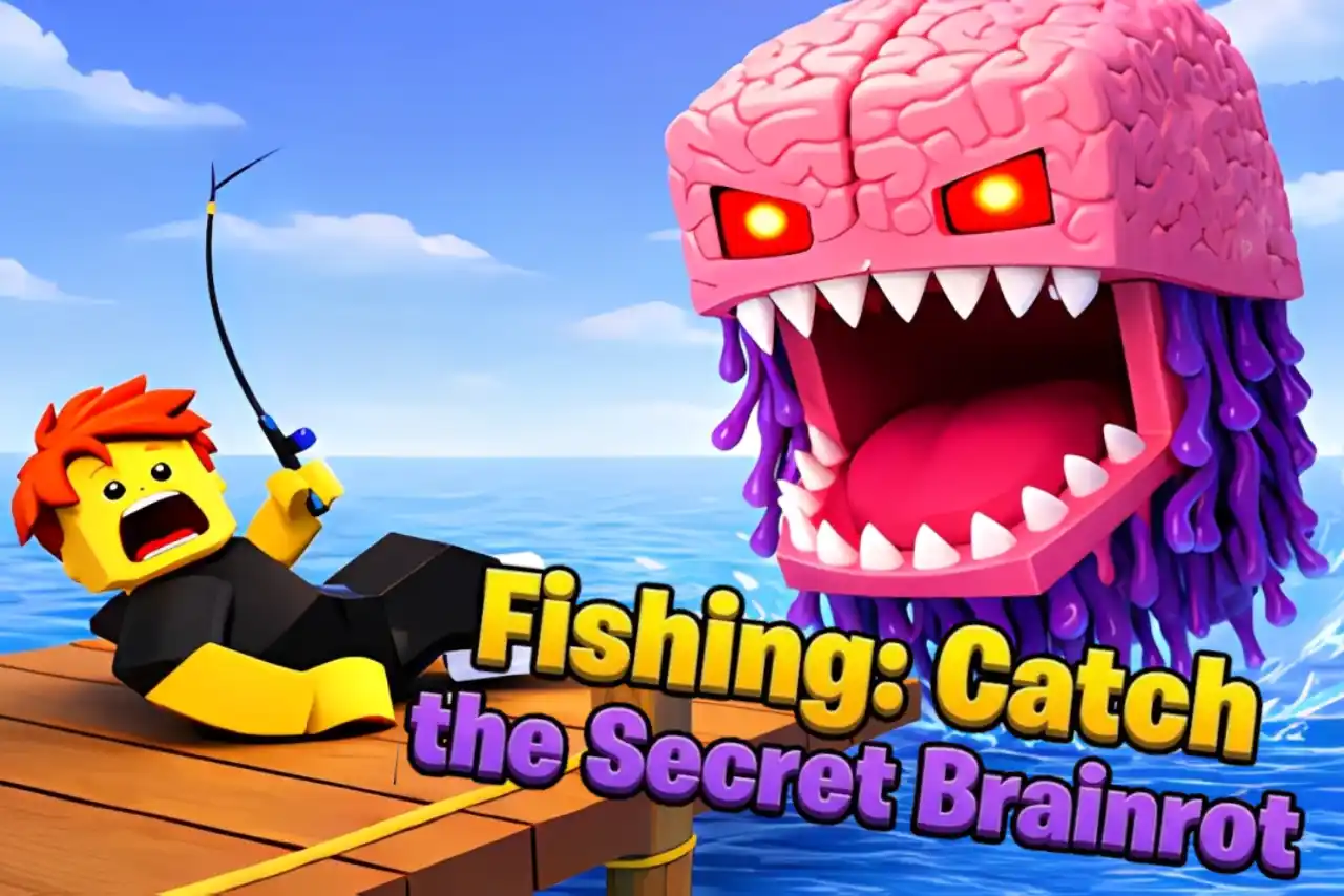 Fishing: Catch the Secret Brainrot – Relaxing Fishing Simulator